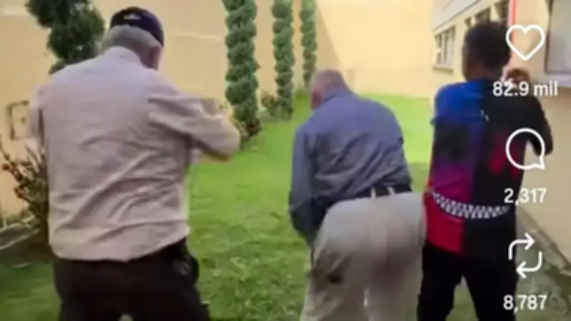 Abuelos tiktokers de Bucaramanga conquistan redes sociales con bailes de reguetón