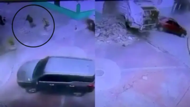 Accidente grave en La Candelaria: camión sin frenos destruye vivienda y casi atropella peatón