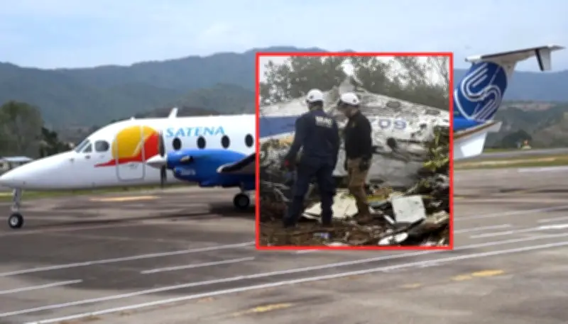 Aeronáutica Civil revela manipulación en escena del accidente aéreo de Satena con 15 fallecidos