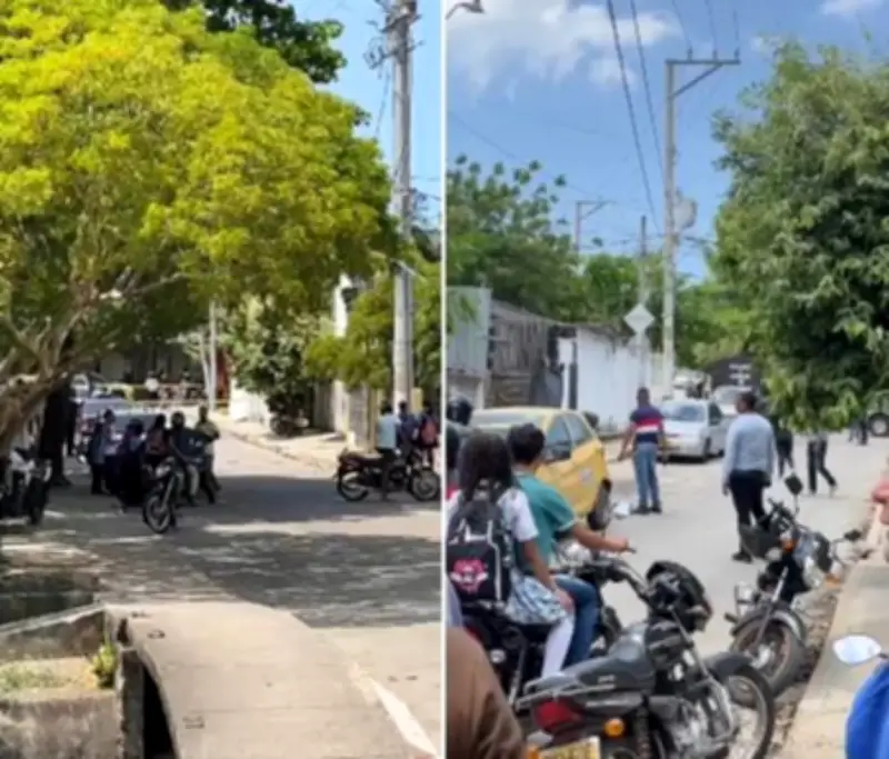 Alerta en colegio de Barranquilla por vehículo sospechoso abandonado a la salida de clases