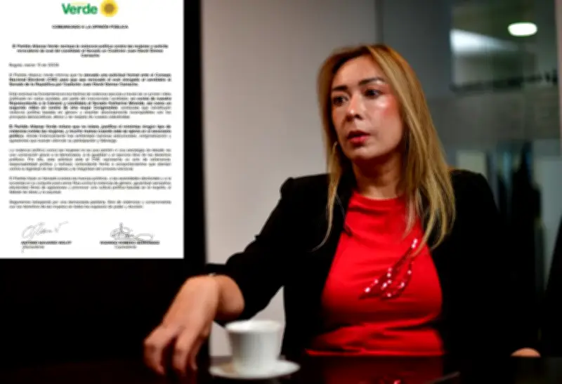 Alianza Verde solicita revocar aval a candidato por violencia política de género contra Katherine Miranda