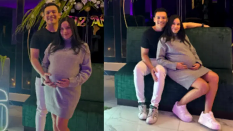 Ana María Estupiñán celebra el nacimiento de su primer hijo Emanuel