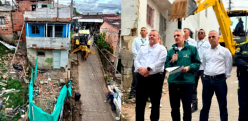 Antioquia intensifica guerra contra el crimen con demoliciones y enfrenta ola de homicidios en el Oriente