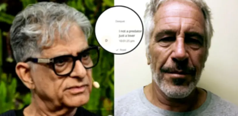 Archivos Epstein revelan relación cercana entre Deepak Chopra y el financiero
