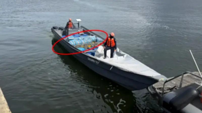 Armada colombiana incauta 2,3 toneladas de cocaína en el Pacífico Sur