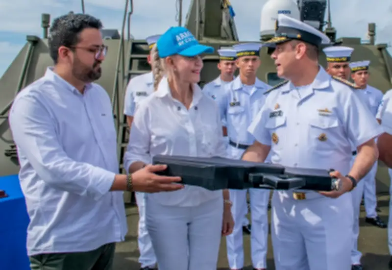 Armada Nacional implementa sistema antidrones en Buenaventura para contrarrestar ataques
