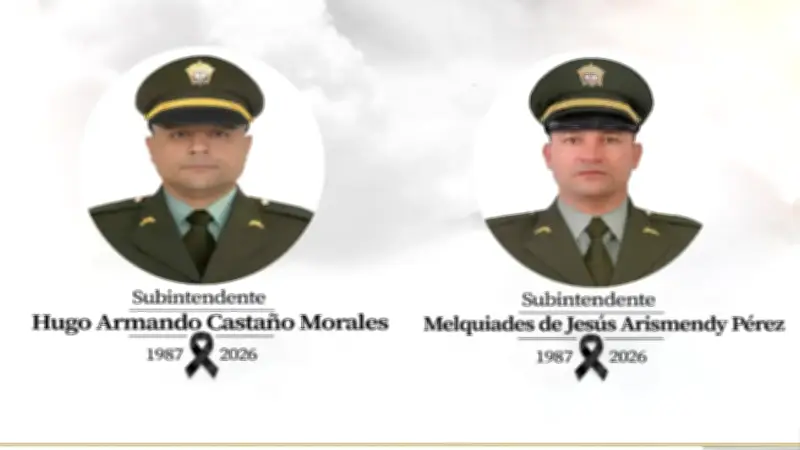 Ataque armado en Anorí, Antioquia, deja dos policías muertos mientras cumplían servicio