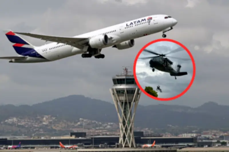 Audio revela tenso momento cuando helicóptero FAC cruzó trayectoria de avión Latam en El Dorado