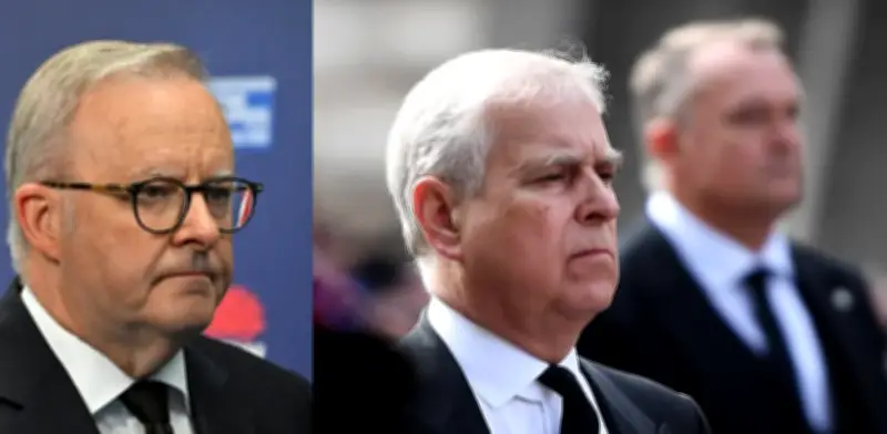 Australia respalda exclusión del expríncipe Andrés de la sucesión británica tras arresto