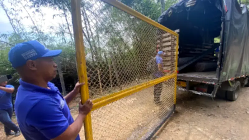 Autoridades en Cali intervinieron construcción irregular de casas en Golondrinas