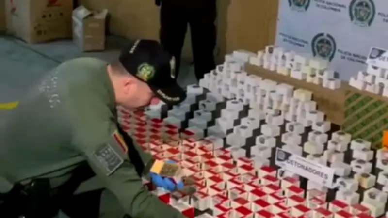 Autoridades incautan más de 60.000 detonadores para minería ilegal en Caldas