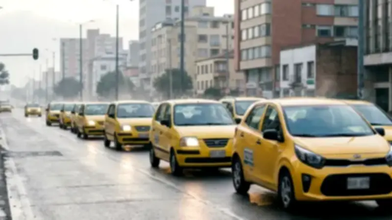 Bogotá aumenta tarifas de taxi desde febrero de 2026 con nuevo decreto distrital