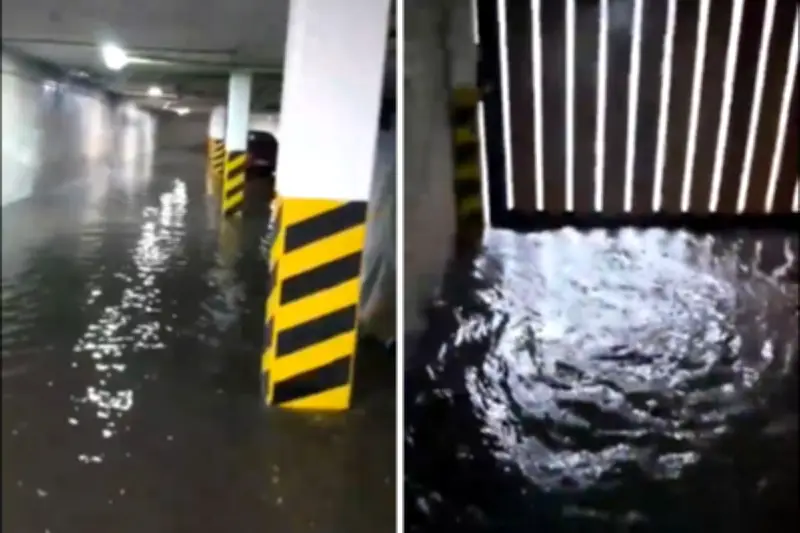 Bogotá bajo el agua: fuertes aguaceros inundan edificios y calles en Usaquén y Suba