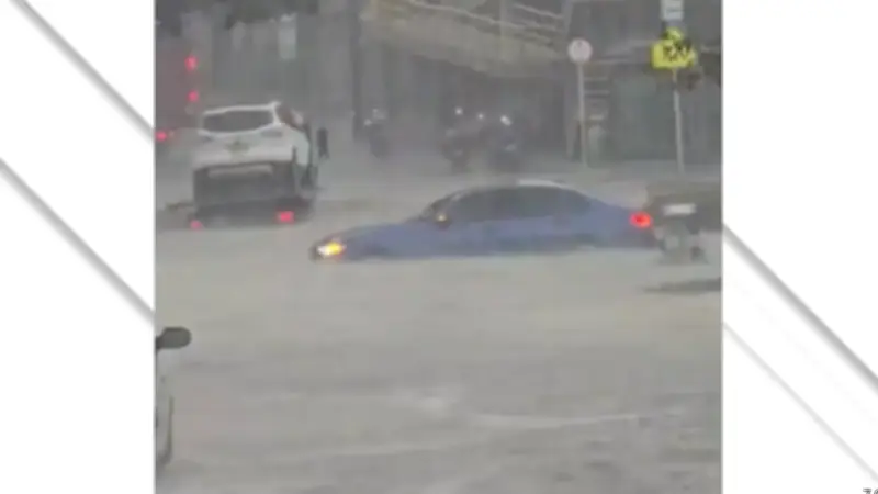 Bogotá colapsa por lluvias torrenciales y granizada: equivalente a 30 piscinas olímpicas