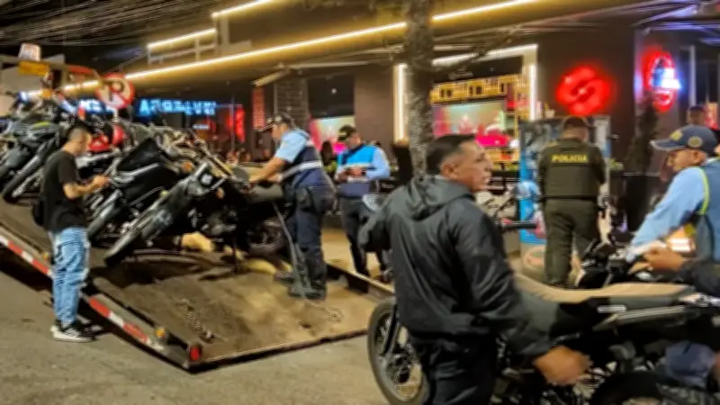 Bucaramanga intensifica operativos contra caravanas de motocicletas en la ciudad