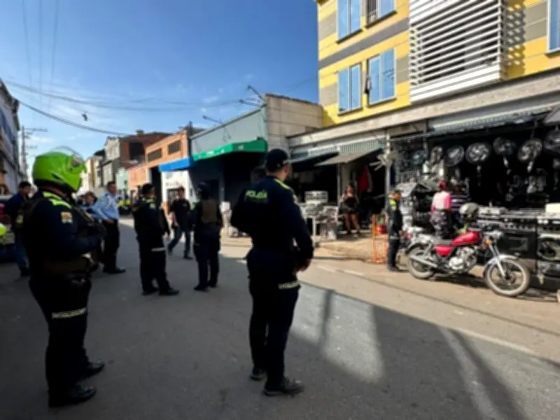 Bucaramanga intensifica operativos contra el crimen en el Mercado Las Pulgas