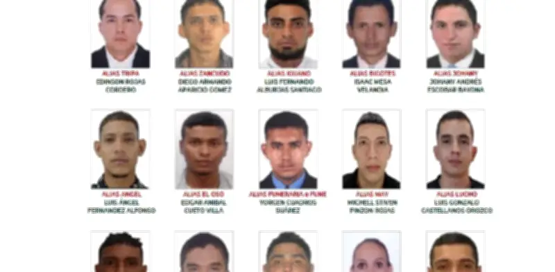 Bucaramanga revela cartel de los 15 más buscados para reforzar ofensiva contra el crimen organizado