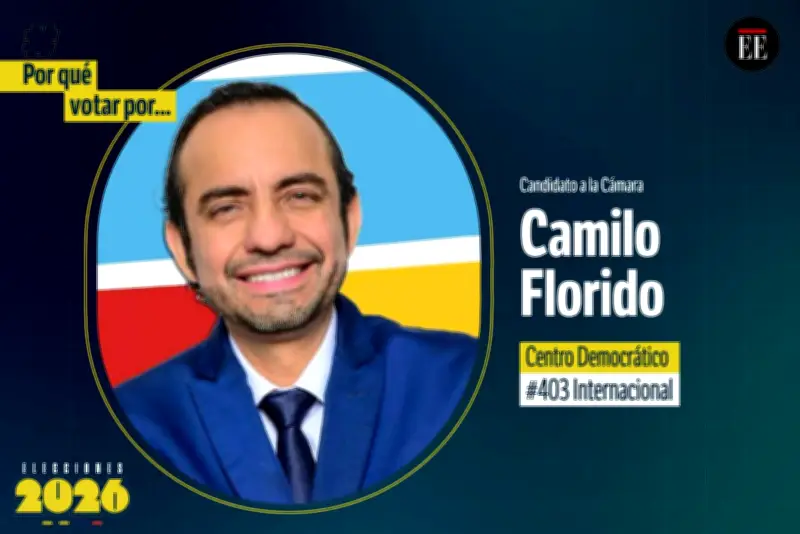 Camilo Florido: Propuestas y posturas del candidato del Centro Democrático