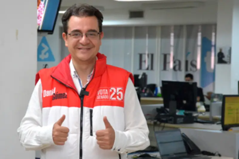Candidato al Senado Daniel Gómez: 'La confianza se recupera con un Estado abierto y transparente'