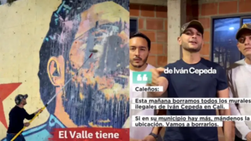 Candidato Jaime Arizabaleta borra publicidad de Iván Cepeda en Cali por considerarla ilegal