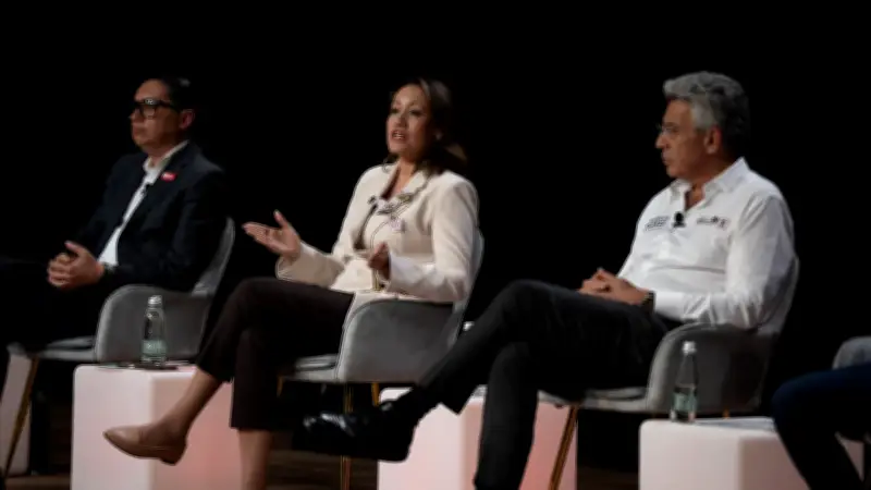 Candidatos enfocan sus críticas sobre salud en Carolina Corcho durante intenso debate electoral