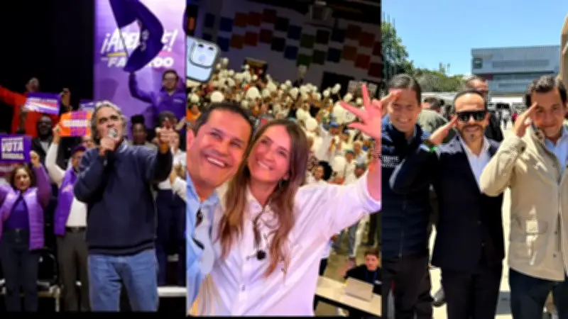 Candidatos presidenciales intensifican cierres de campaña con actos masivos en regiones