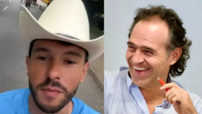 Cantante mexicano se sorprende al ver al alcalde Fico haciendo ejercicio en ciclovía de Medellín