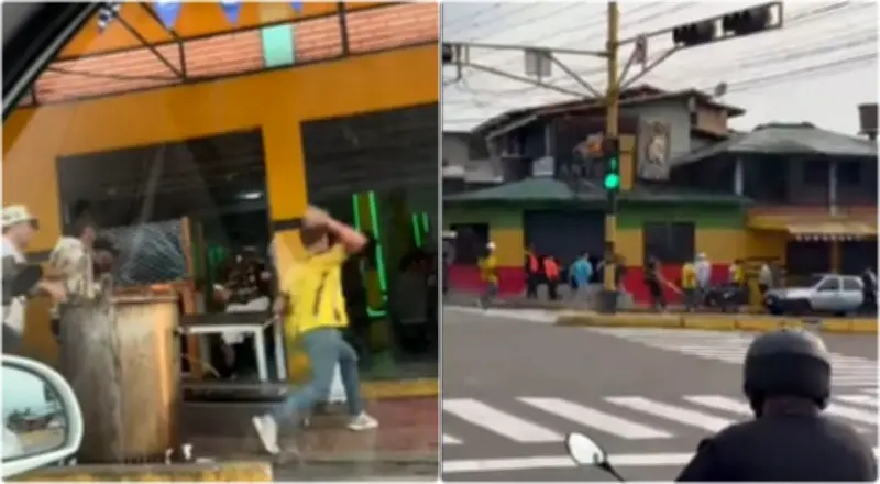 Caos en Venezuela por enfrentamientos de barristas en debut de Deportes Tolima en Copa Libertadores