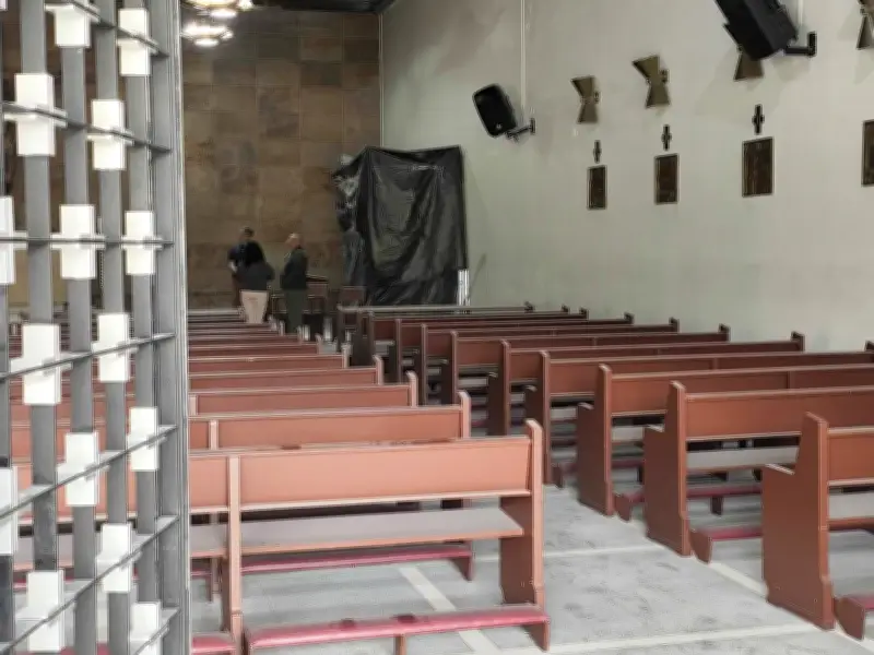 Capilla de la Universidad Nacional prepara espacio para restos del cura guerrillero Camilo Torres
