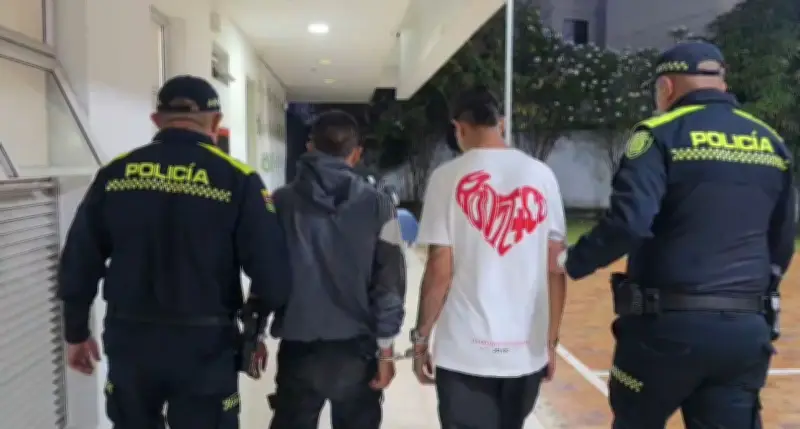 Capturan a dos hombres por robo de 10 millones tras retiro bancario en Bucaramanga