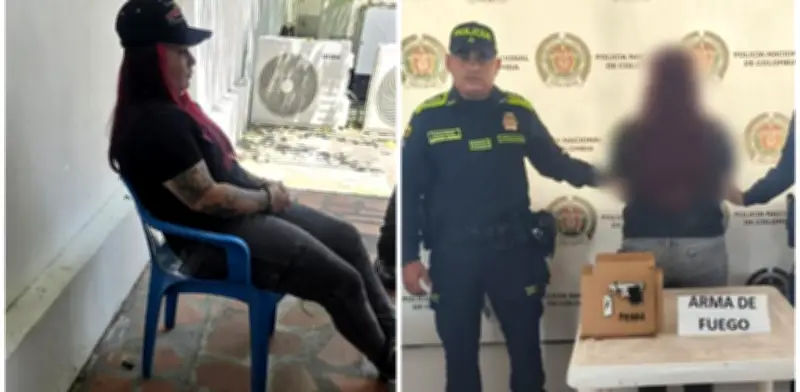 Capturan a dragoneante del Inpec armada en evento político de Álvaro Uribe en Honda