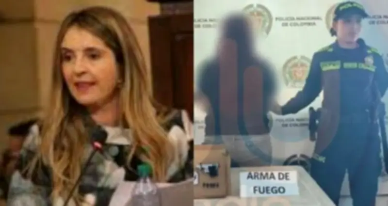 Capturan a funcionaria del INPEC armada y con droga en acto político de Paloma Valencia en Tolima