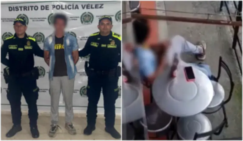 Capturan a hombre por actos obscenos en Vélez, Santander; testigo grabó escena