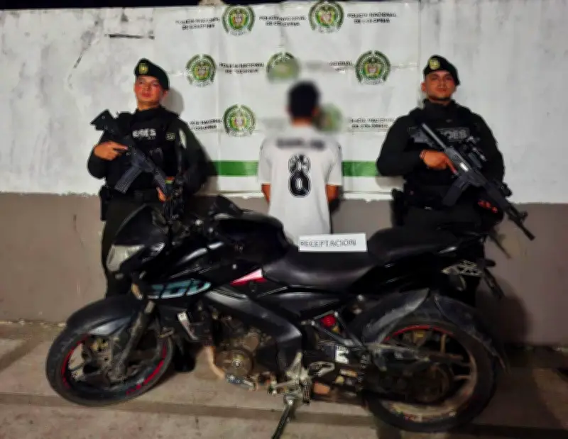 Capturan a joven de 21 años en Sabana de Torres por motocicleta con inconsistencias y requerimiento judicial