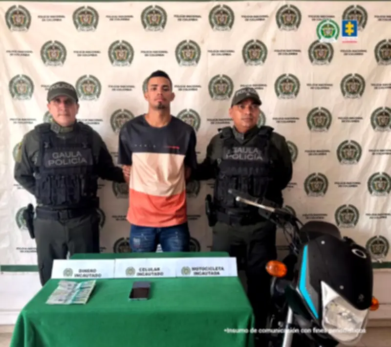 Capturan a 'Marlon' en Mahates por extorsionar a ganaderos haciéndose pasar por jefe criminal