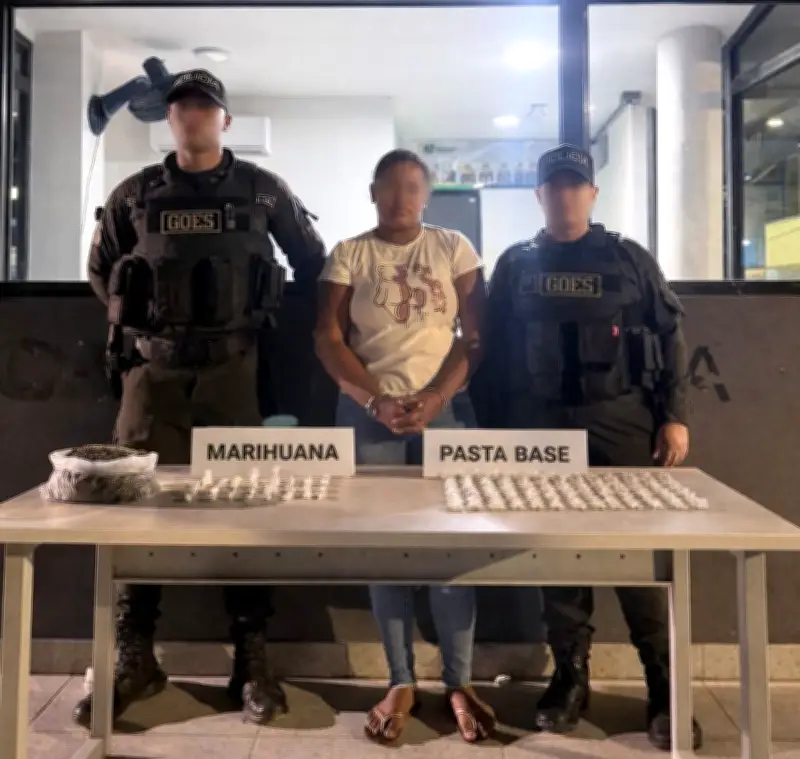 Capturan a 'Michel', presunta líder de venta de drogas en barrio de Cartagena