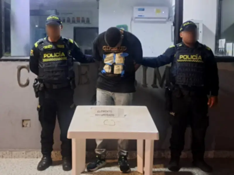 Capturan a presunto delincuente por raponazo a turista en Cartagena