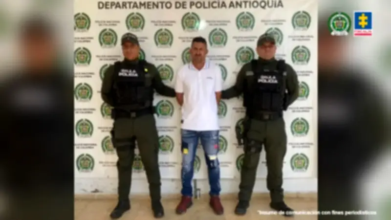 Capturan a presunto integrante del Clan del Golfo por imponer manual en Antioquia