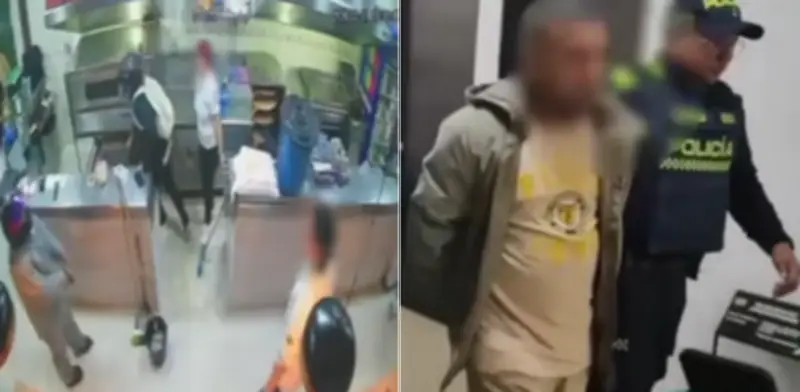 Capturan a presunto ladrón tras asalto armado en restaurante de Bogotá: tenía antecedentes