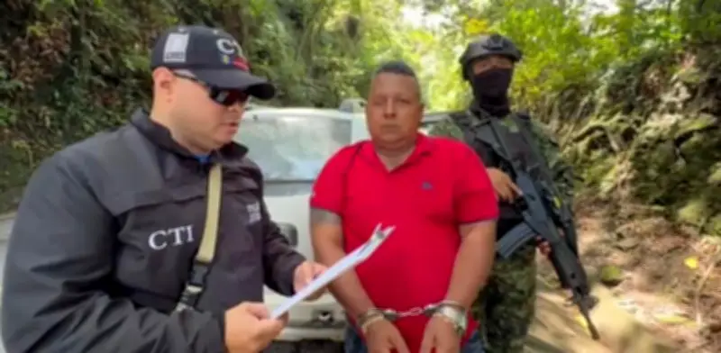 Capturan en Antioquia a presunto jefe del 'clan del Golfo' con 20 años en estructuras armadas