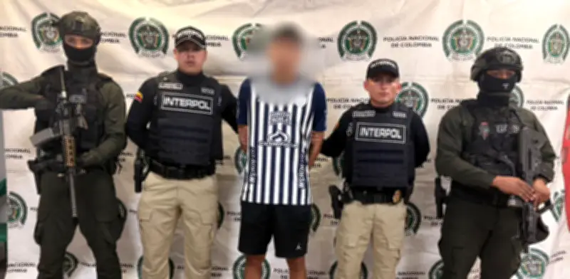 Capturan en Barranquilla a hombre con circular roja de Interpol por homicidio en España