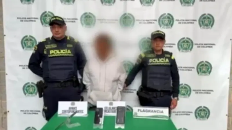Capturan en Bogotá a reincidente por hurto con arma blanca tras rastreo GPS de celulares robados