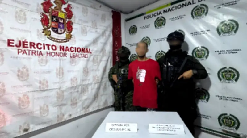 Capturan en Risaralda a alias 'Chucky', presunto reclutador de menores para el Clan del Golfo
