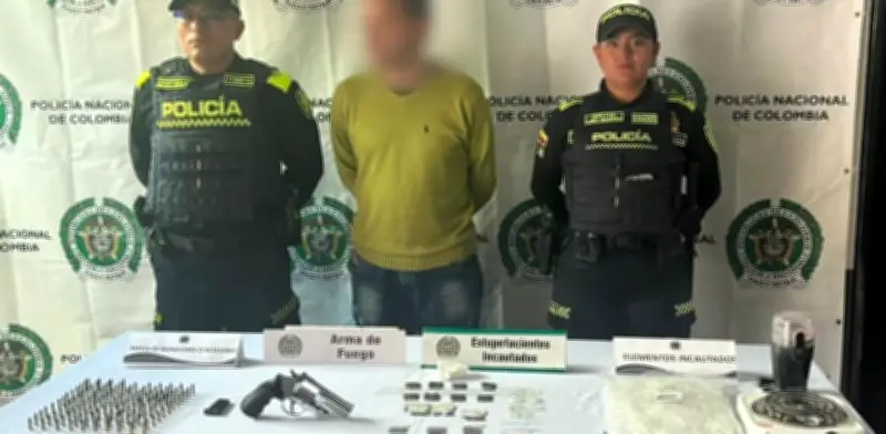 Capturan en Tunjuelito a hombre con cocina portátil para procesar droga en Bogotá