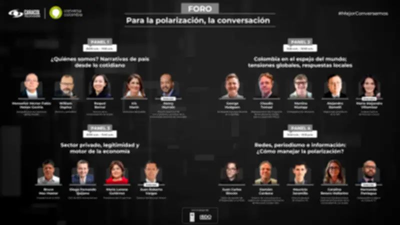 Caracol TV organiza foro contra la polarización en Colombia con campaña #MejorConversemos