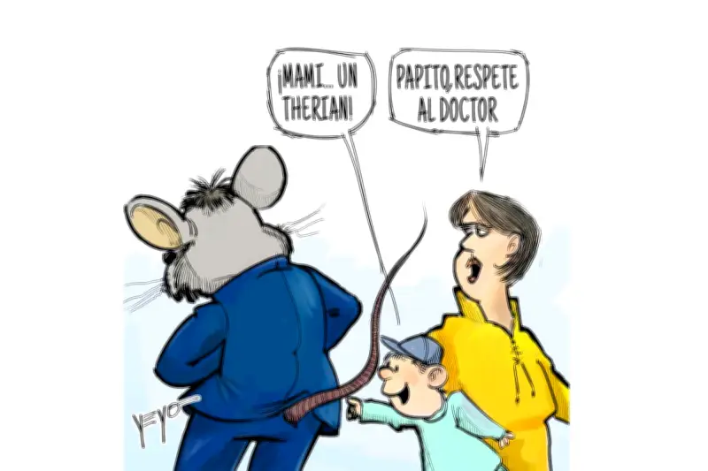 Caricatura de Ratti: Crítica a la Corrupción y el Abuso de Poder en Colombia