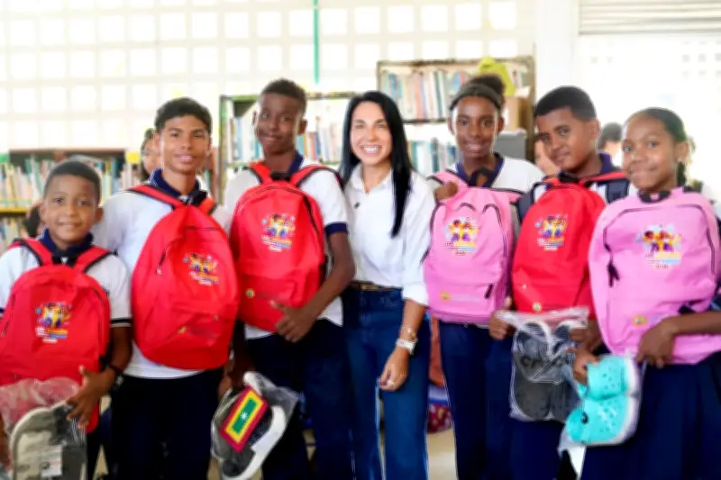 Cartagena lanza campaña 'Al Colegio Voy con Toda' para garantizar útiles escolares a niños vulnerables