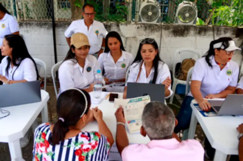 Cartagena lleva servicios de Planeación al barrio Los Calamares en jornada comunitaria