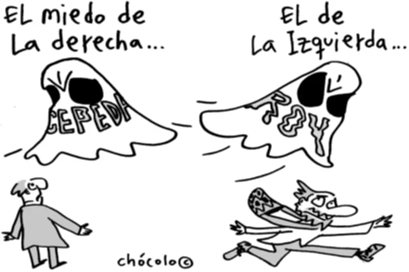 Chocolo critica la corrupción política en su caricatura más reciente