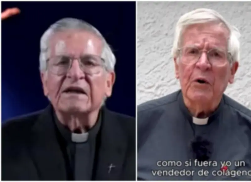 Ciberdelincuentes suplantan al padre Diego Jaramillo con IA para estafar con colágeno